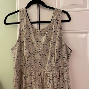 Torrid white "lace" dress, size 1 (14/16)